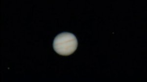 Jupiter27 9 22 - 23:06 Through telescope SW 200/1000 - Canon Eos 2000D