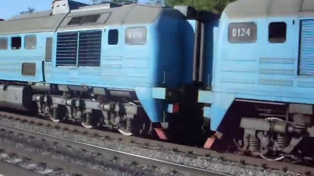 2М62У-0124 на перегоне Стенькино-1 - Рязань-2 смотреть онлайн