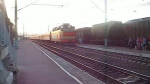 ЧС4Т 414 с поездам Абакан Москва