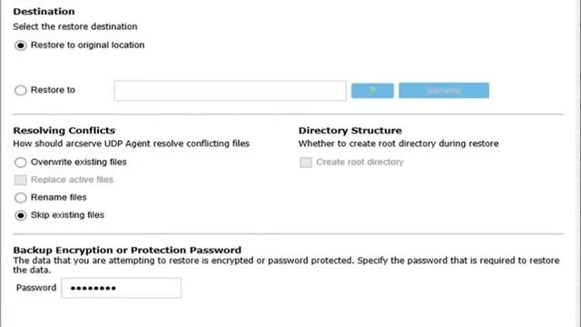 Как восстановить данные из резервной копии, полученной при помощи агента Arcserve UDP для Windows смотреть онлайн