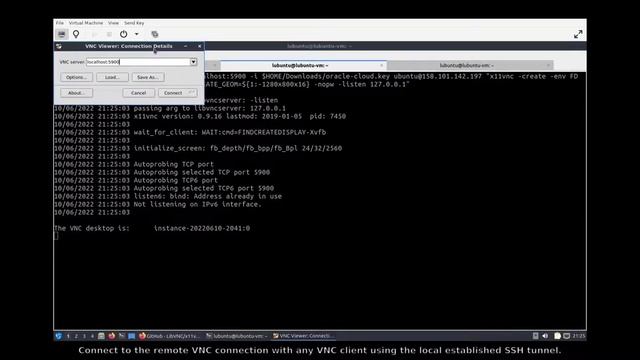 Oracle Cloud VPS: Remote VNC access with x11vnc and SSH tunneling смотреть онлайн