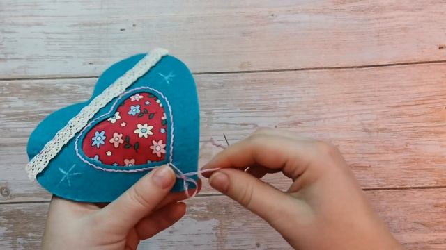 Валентинка своими руками. DIY. Valentine's day. смотреть онлайн