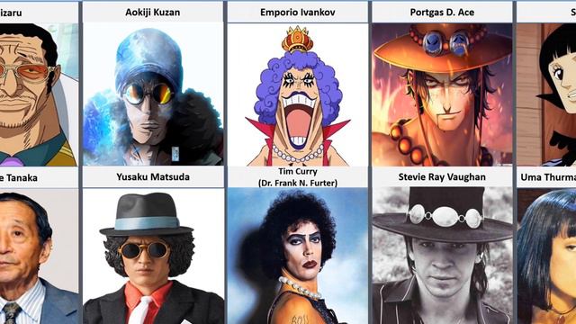30 One Piece Characters Who Are Seemingly Based On Real People #onepiece #oploverz #luffy #zoro
