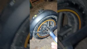 @ninebot f40 пробив колесо