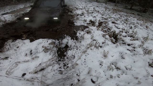 Нива, квадрик, Offroad, первый снег))) коробка Давай До Свидания... смотреть онлайн