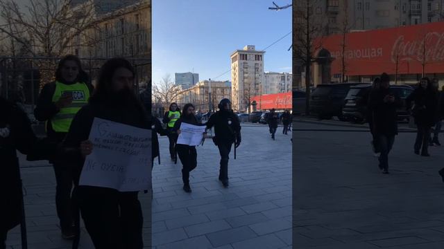 Задержания полицией на акции 27.02.2022