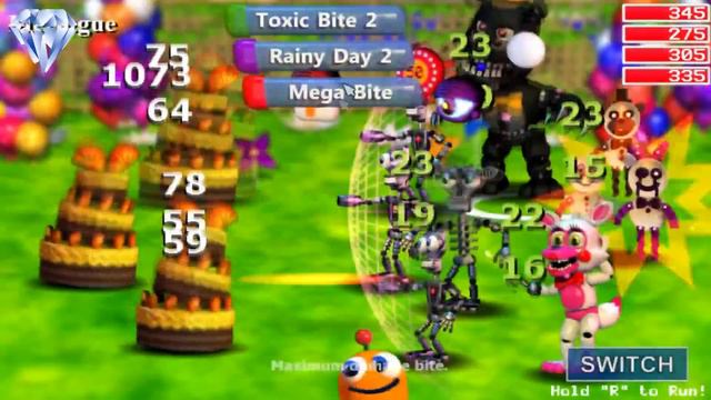 FNAF WORLD 3D - Босс Безумный Эндоскелет HARD