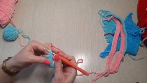 ПОПУГАЙ АРА КРЮЧКОМ, ВЯЗАННЫЙ ПОПУГАЙ, МАСТЕР КЛАСС, ЧАСТЬ 5