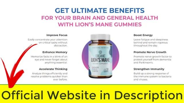 LION'S MANE REVIEWS⚠️BEWARE⚠️Does Lion´s Mane Work? Lion´s Mane Gummies -Lion´s Mane Reviews Uk смотреть онлайн