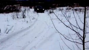 mitsubishi pajero sport  и hyundai tucson снежная горка