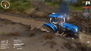 SpinTires 2 сезон 6 испытание Канава ХТЗ 179 застрял