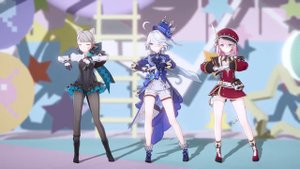 Furina Charlotte Lynette Everyday 【Genshin Impact MMD】