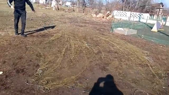 кастинговая сеть диаметр 5 м ячейка 20мм леска 0, 25. заброс кастинговой сети. смотреть онлайн