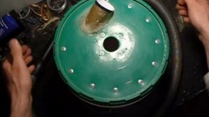 Циклонный фильтр   своими руками - циклон для строительного пылесоса