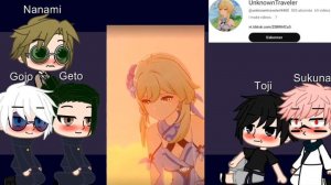 Jjk Boys react to f!y/n as Lumine from Genshin Impact || Part 3/3 END !!! || ?✨