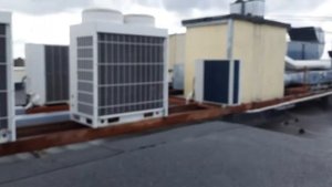 Давний объект.  ВРВ система кондиционирования  с центральным пультом и ККБ +приточка.