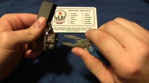 Уход за фитилем Zippo