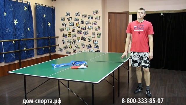 Теннисный стол для помещений №1. Недорогой теннисный стол.