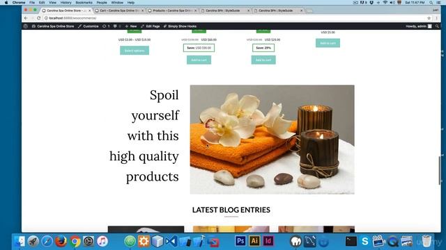 WordPress E-Commerce Development w WooCommerce & Storefront Project for this Course