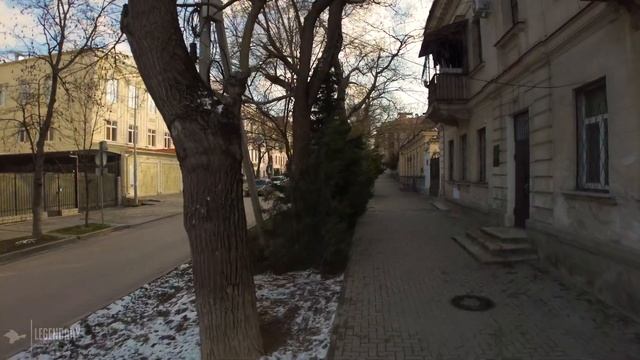 Центральный городской холм. Исторический район Севастополя. Виртуальная прогулка по Севастополю 4K