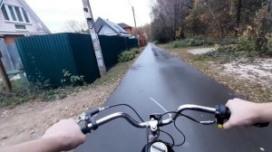 Первый раз езжу на дырчике!