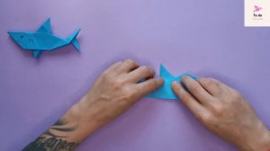 Оригами акула из бумаги|How To Make Paper Shark