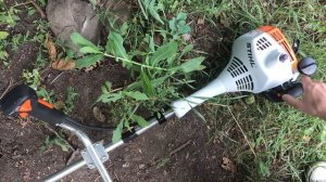 Stihl FS55 холодный запуск