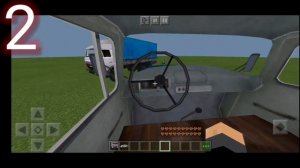 ТОП 3 МОДА НА РУССКИЙ АВТОПРОМ В МАЙНКРАФТ ПЕ (БЕ) #2