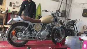 Таймлапс проекта на базе Suzuki Grasstracker 21 by Brom Motorcycles