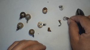 Серебро в старых советских телевизорах .