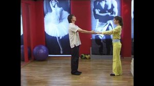 Хастл Верхняя смена с вращением в паре