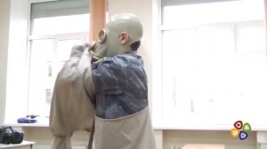 ОБЖ  надевание защитного костюма Л 1