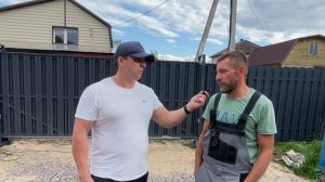 Монтаж забора в СПб компанией  Стальная Крепость