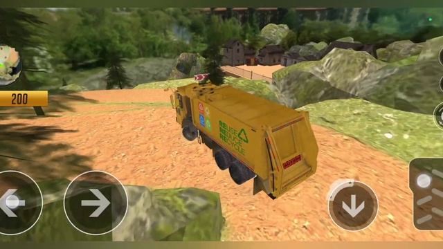 Truck Driving Games Garbage Truck Game Gameplay Walkthrough смотреть онлайн