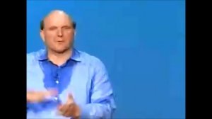 Steve Ballmer Going Crazy on Stage