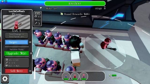 This Pig Has A Gun - Piggy Tower Defense Roblox смотреть онлайн