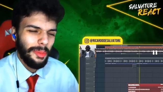 GEMAPLYS fazendo MUSICA ao vivo (SALVATORE REACT) смотреть онлайн