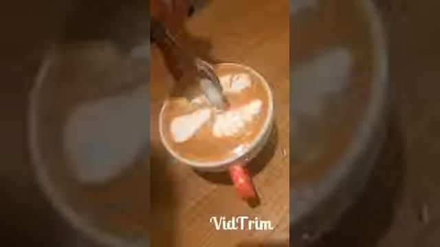 Латте арт ангел / Latte art Angel смотреть онлайн