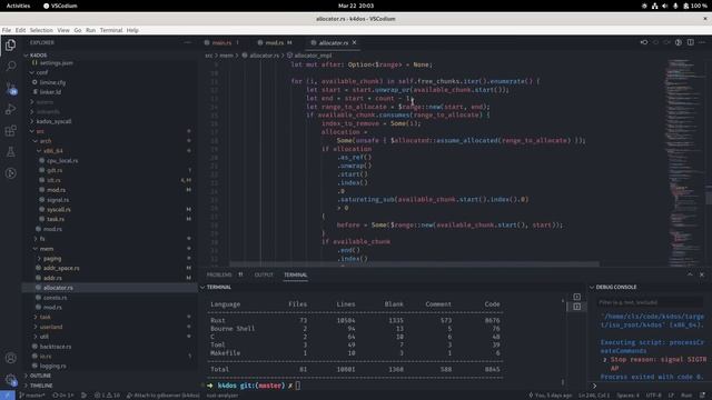 I wrote an operating system kernel from scratch in Rust. (k4dos devlog #1) смотреть онлайн
