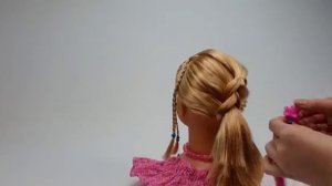 Причёска за минуту/Часть 2/Happy Friend Fanny Make Up Doll Head Blond/Как заработать