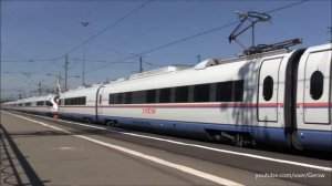 Скоростной поезд ЭВС1-14 /15 "Сапсан" Москва — Санкт-Петербург