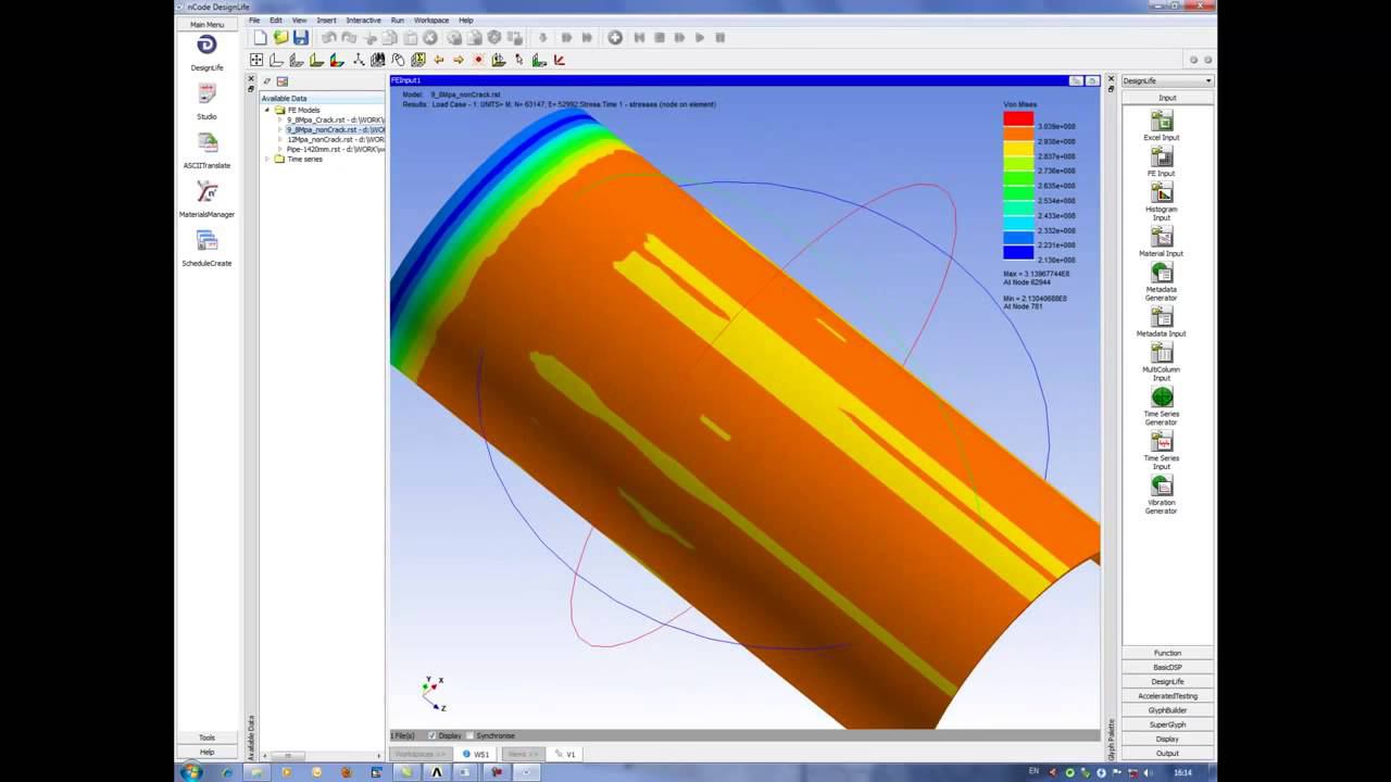 Применение Ansys nCode DesignLife для анализа роста и распространения трещин