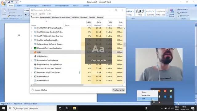 SOLUÇÃO: Mensagem Caps Lock ON e Caps Lock OFF Travado na Tela ( Como Tirar ) смотреть онлайн