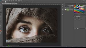 Spot Healing Brush Tool Photoshop for Portrait Retouching in Photoshop English