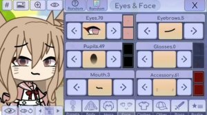 || Туториал по милому лицу || Gacha life || ???