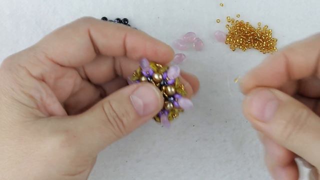 Кулон из плоской бусины(Часть 2/2) смотреть онлайн