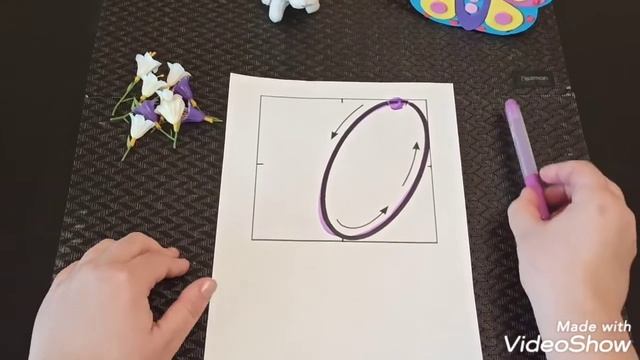 Учимся писать цифру 0