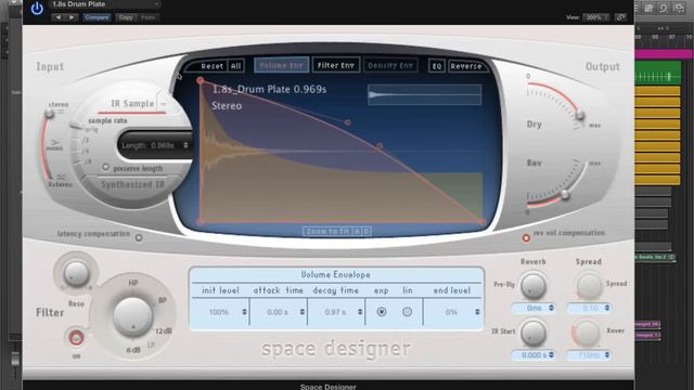 Logic Pro X - #71 - Mixing (part13) - Space Designer Plug-in (Convolution Reverb)
