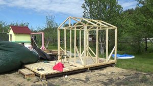 Навес для бассейна женскими руками за пару часов.(2024)