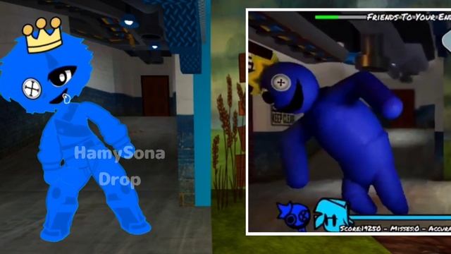 VS Rainbow friends (Roblox Rainbow Friends Chapter 1)(Gacha×FNF) смотреть онлайн